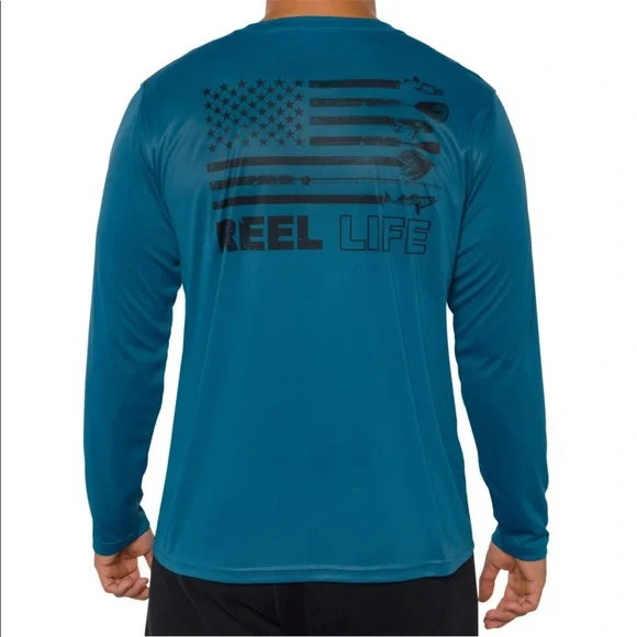 Reel life sun defender uv fishing shirt